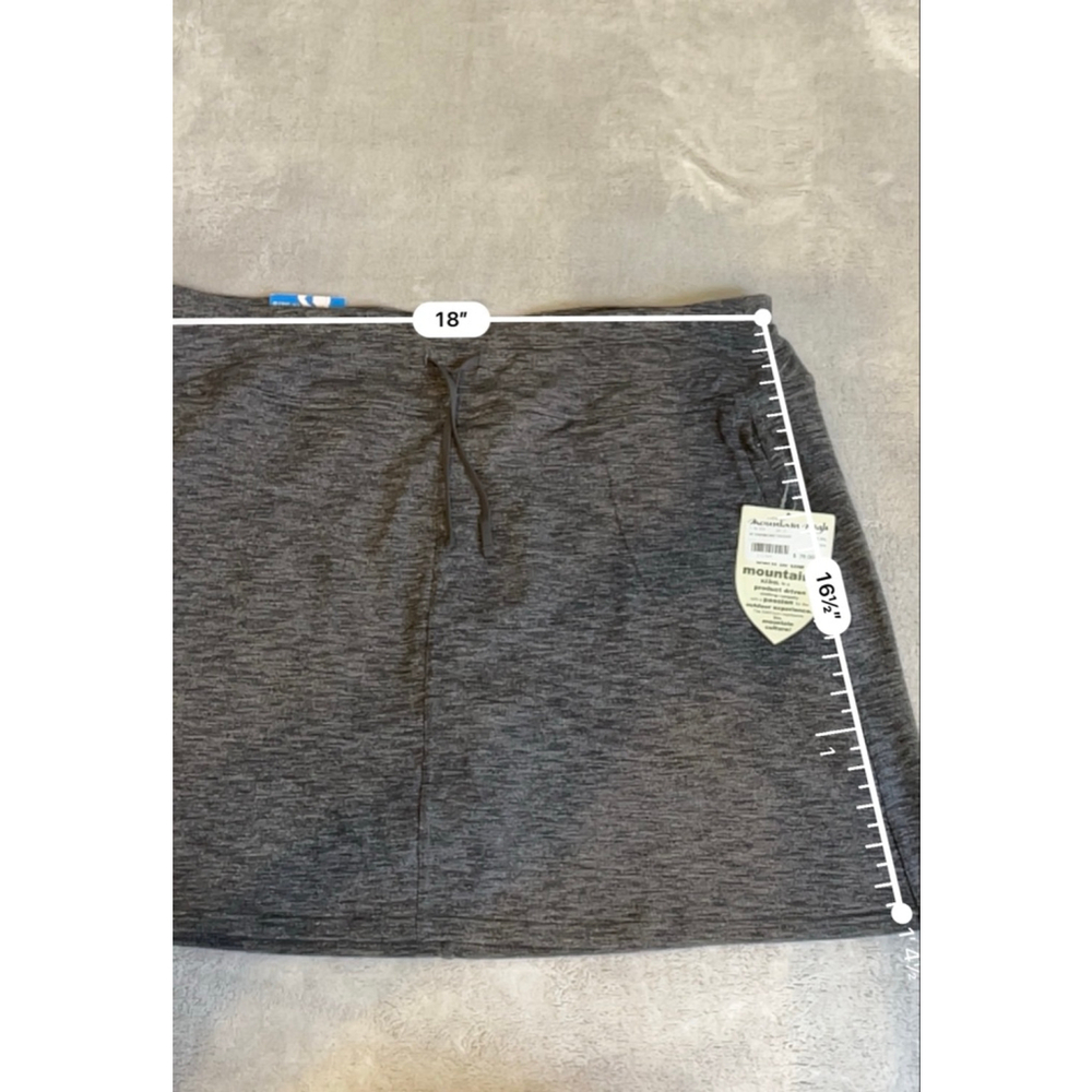 NEW Kuhl Gray Skort XL Pockets Drawstring - Picture 6 of 10